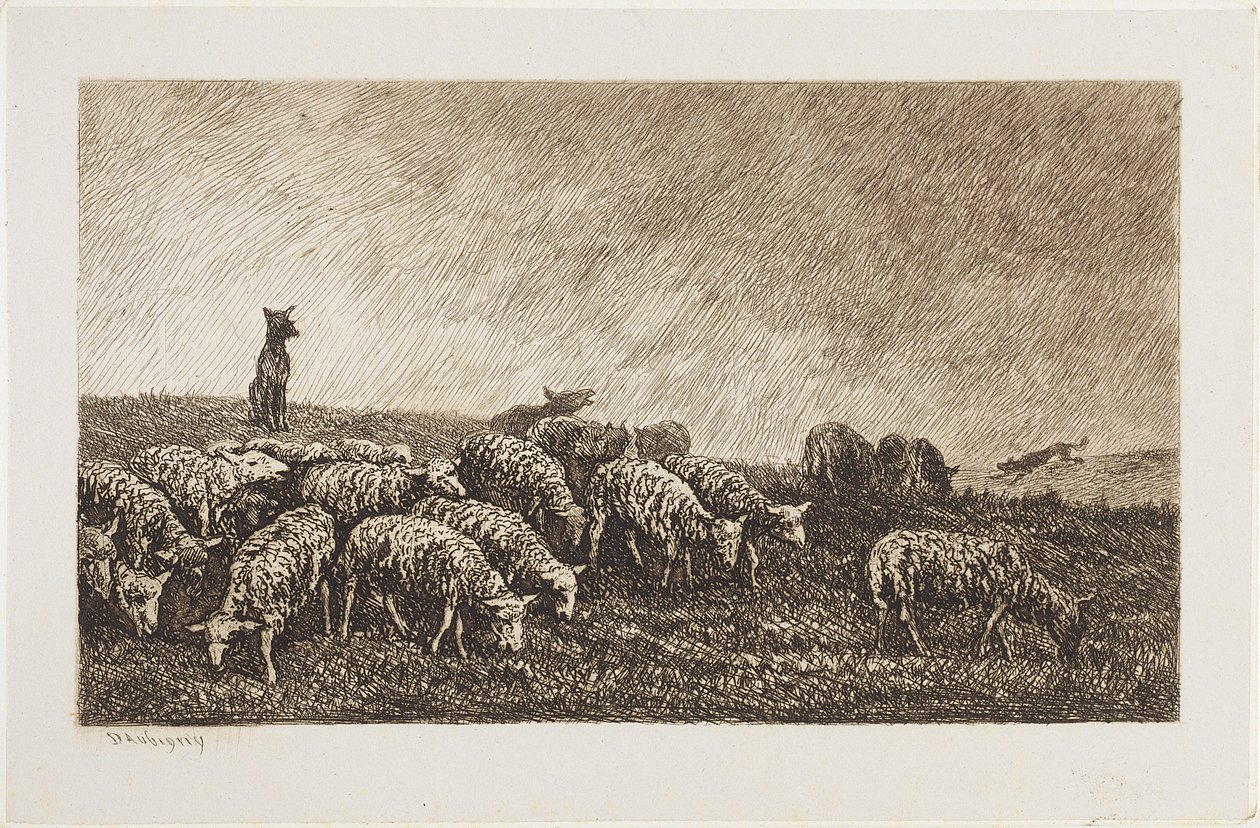 La guardia del cane da Charles Francois Daubigny