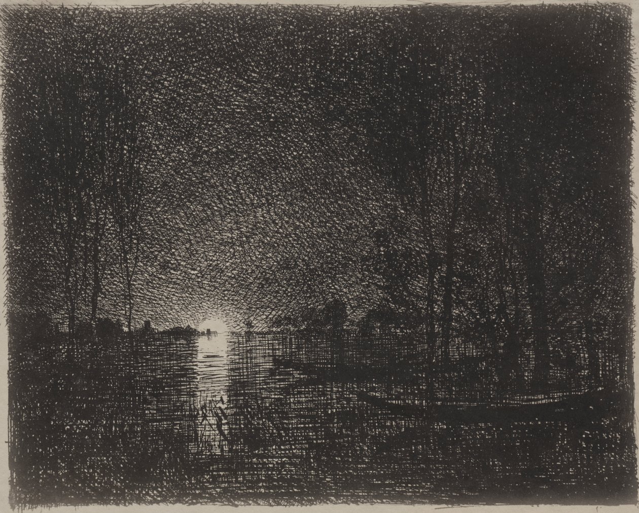 Notturno da Charles Francois Daubigny