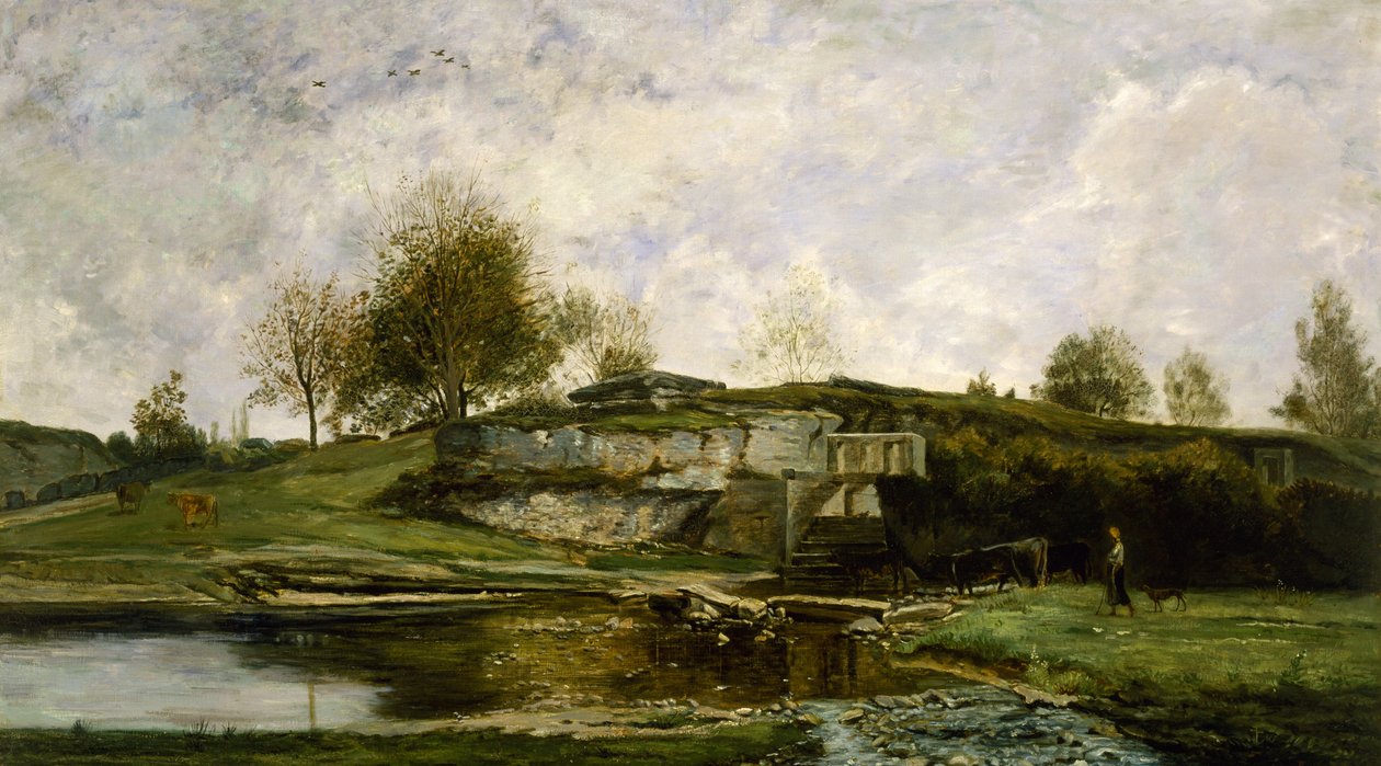 Chiusa nella valle di Optevoz da Charles Francois Daubigny