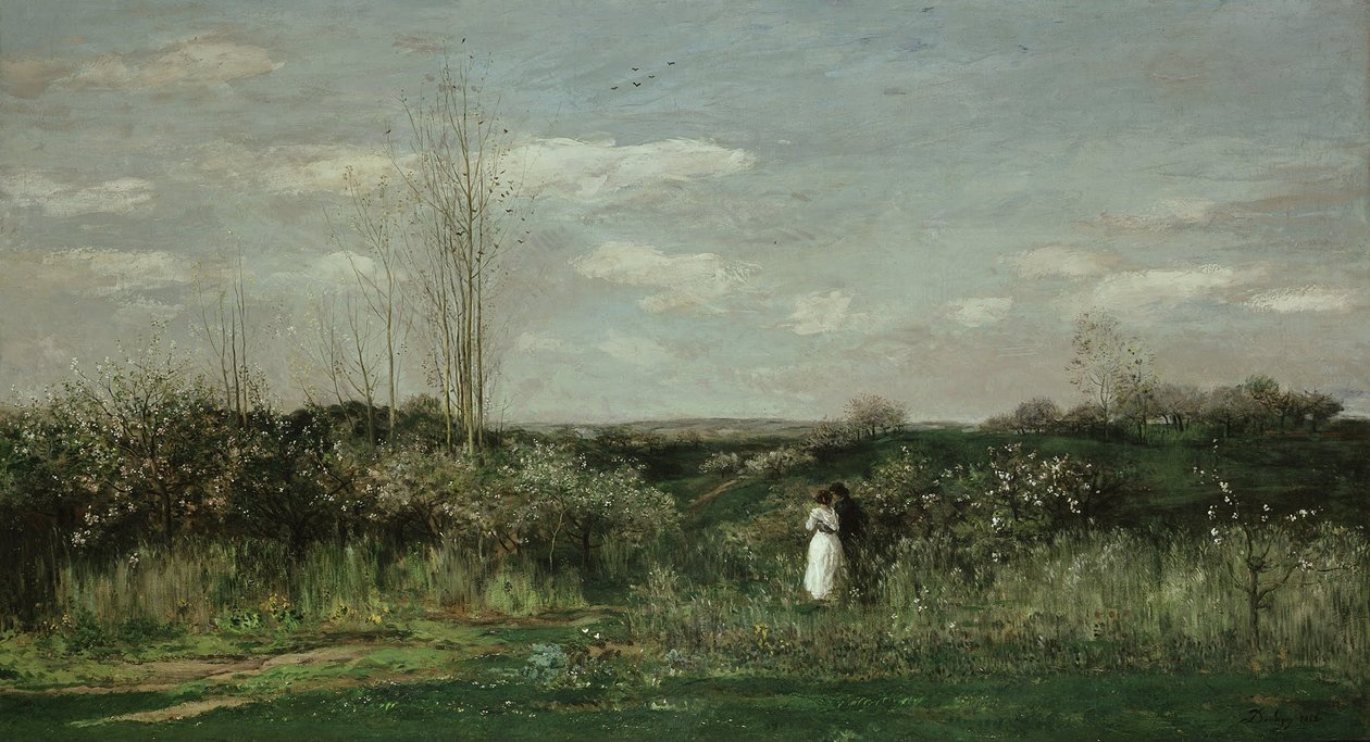 Paesaggio primaverile da Charles Francois Daubigny