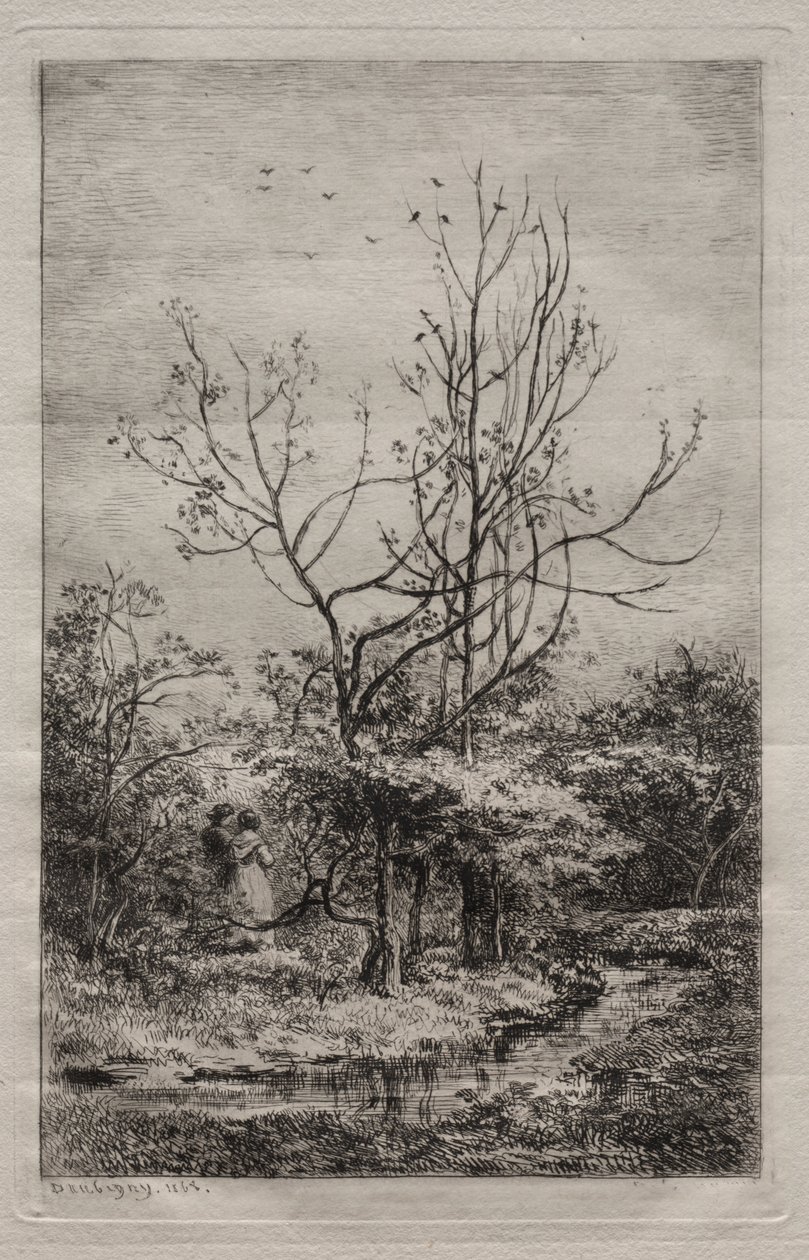 Il frutteto da Charles Francois Daubigny
