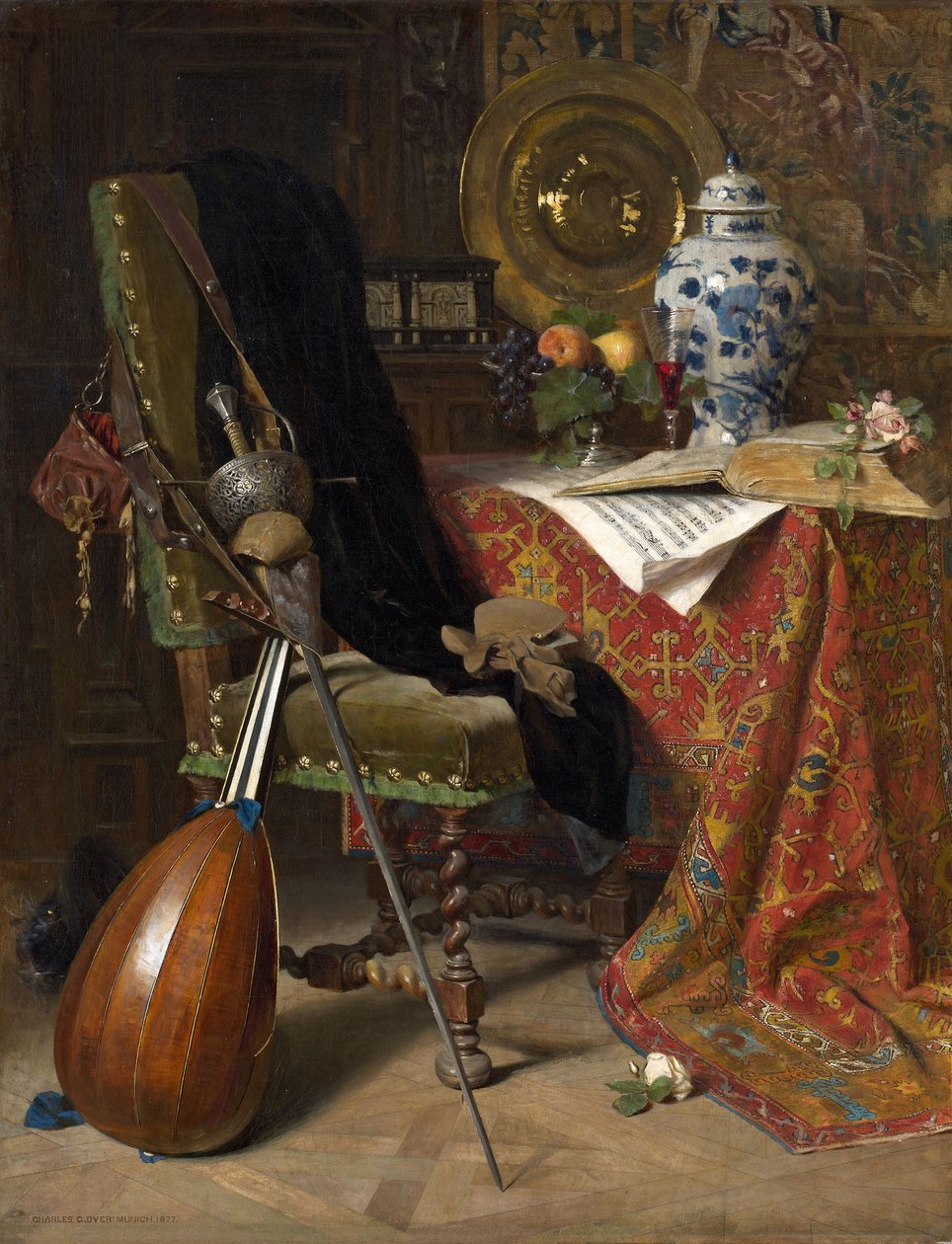 Interno del XVII secolo da Charles Gifford Dyer