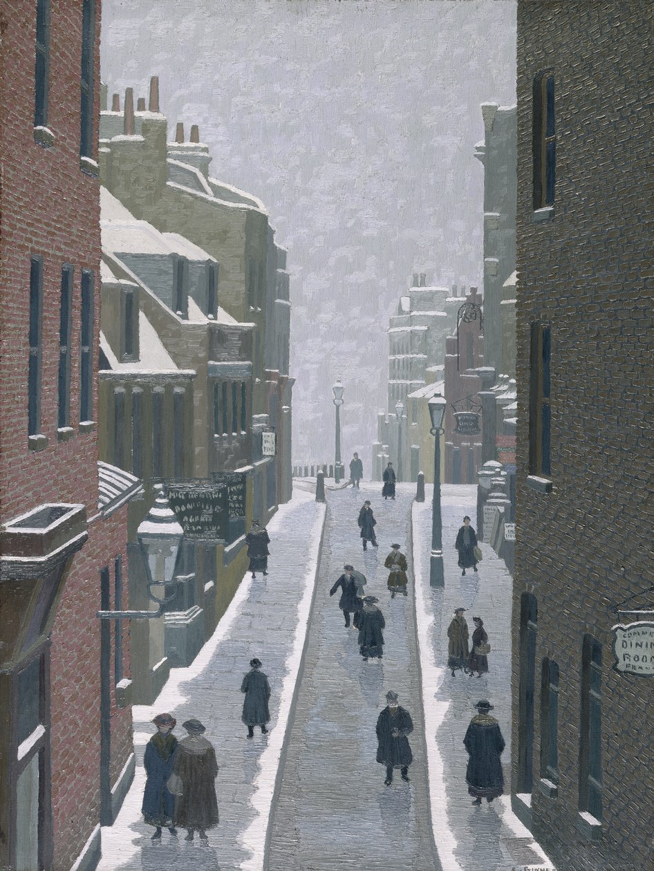 Flask Walk, Hampstead da Charles Ginner