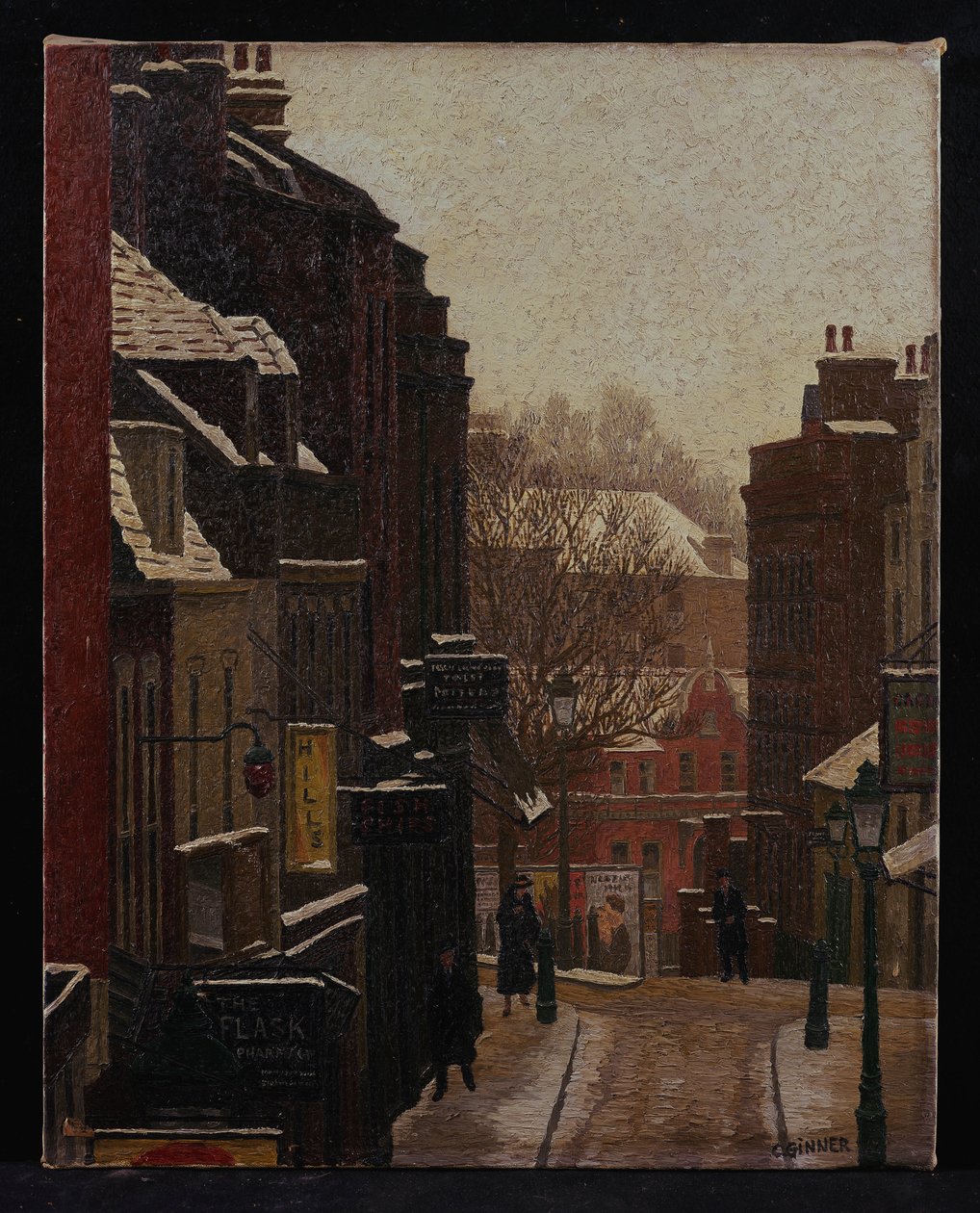Flask Walk sotto la Neve da Charles Ginner