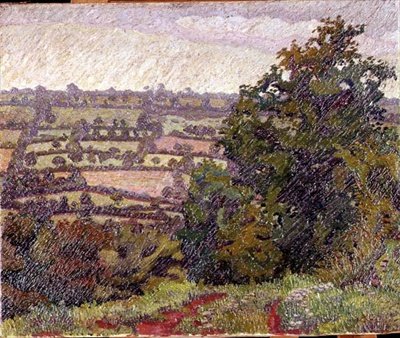 Paesaggio verde da Charles Ginner