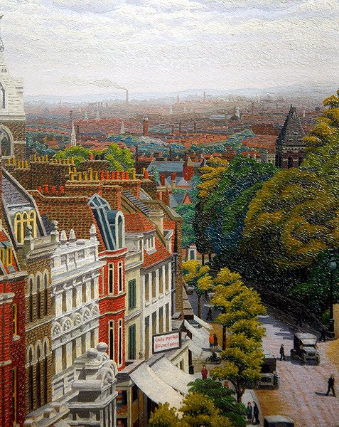 Veduta di Londra da Charles Ginner