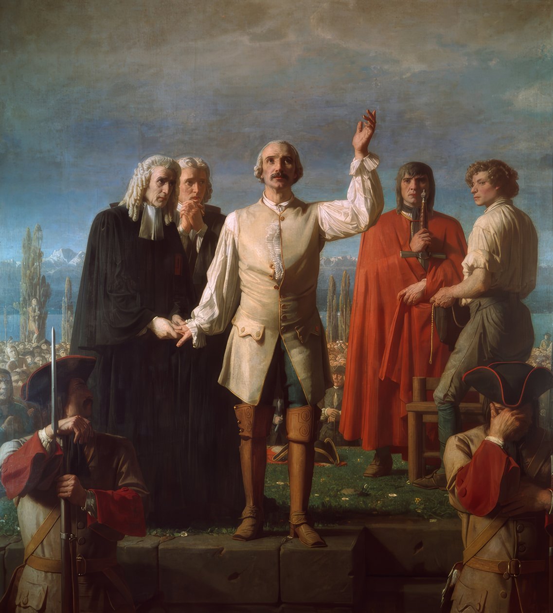 Esecuzione del Maggiore Davel da Charles Gleyre