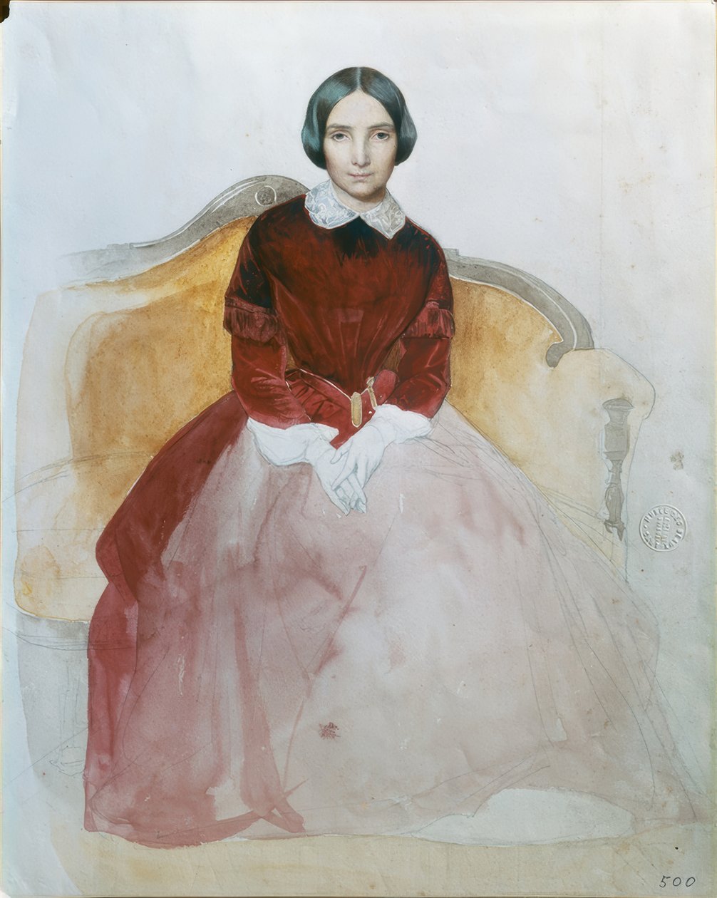 Ritratto di donna da Charles Gleyre