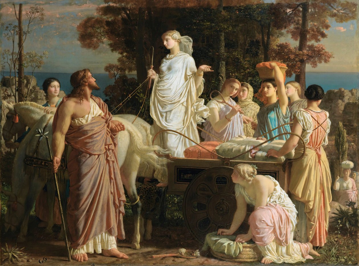 Ulisse e Nausicaa da Charles Gleyre