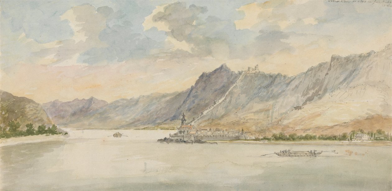 Vista di Dürrenstein da Charles Gore