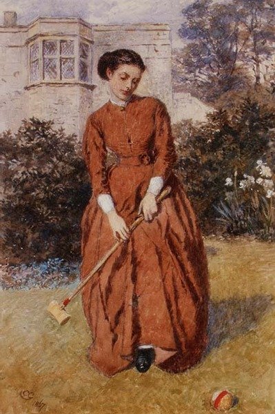 Il giocatore di croquet da Charles Green