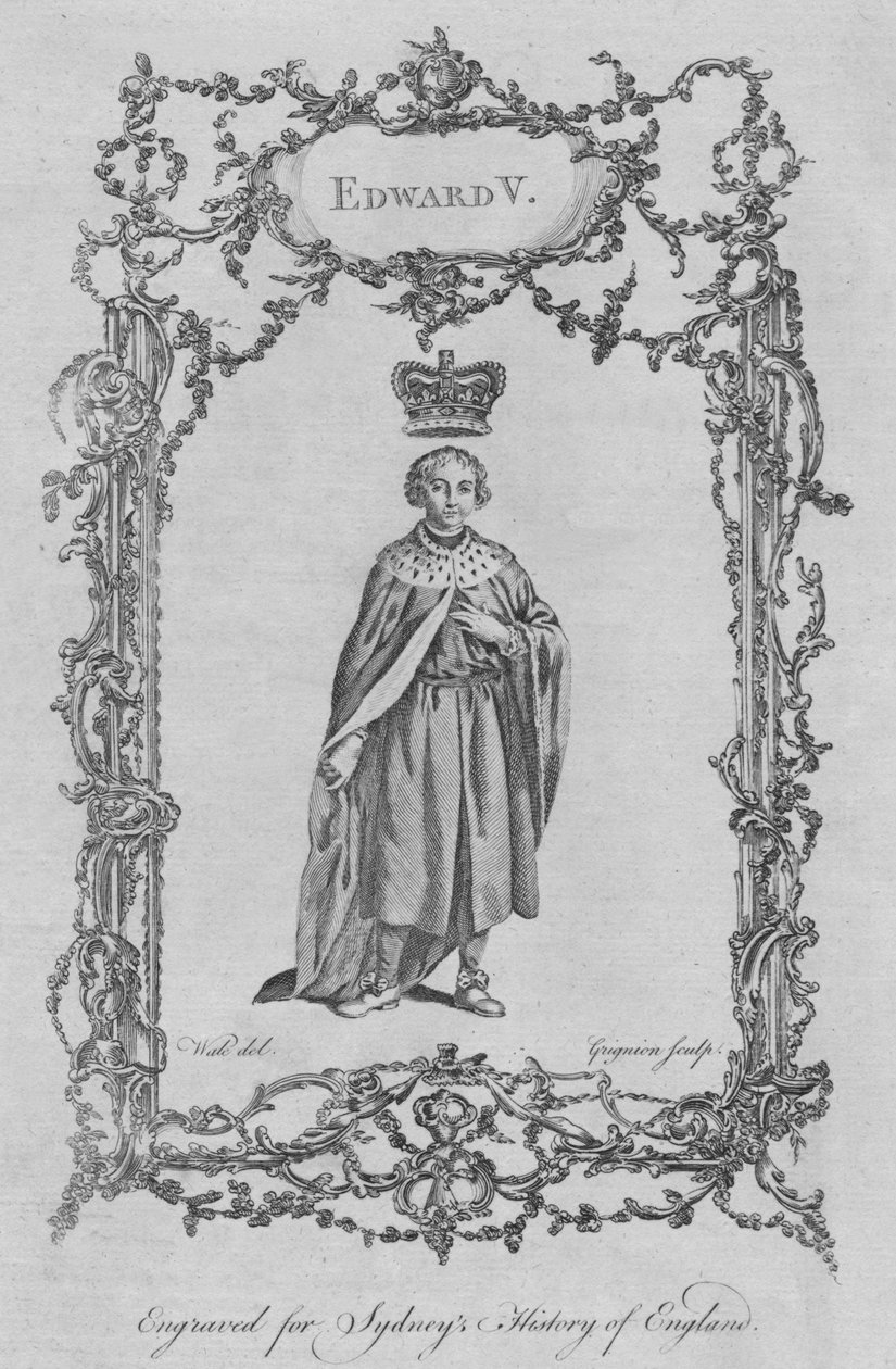 Edoardo V, 1773 da Charles Grignion