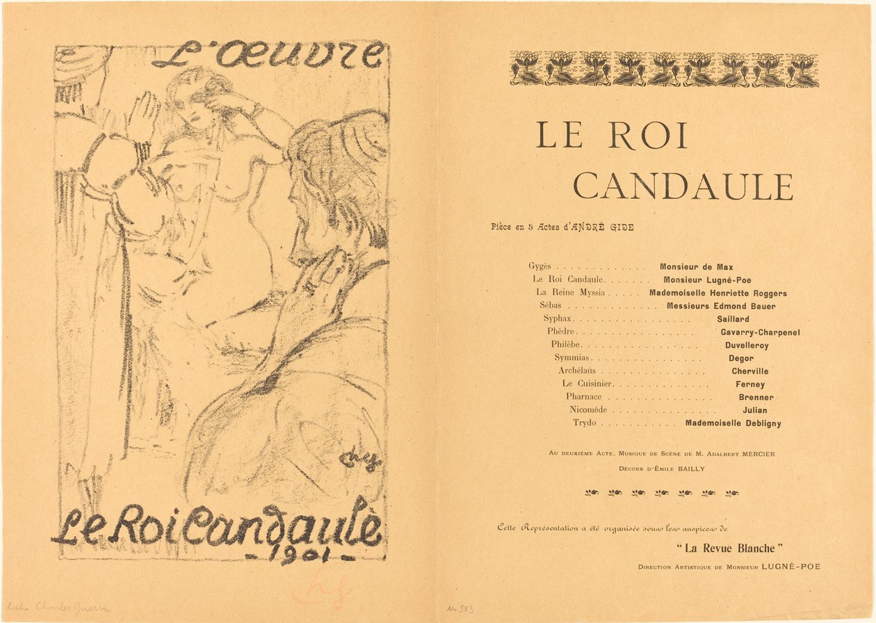 Il re Candaule da Charles Guerin
