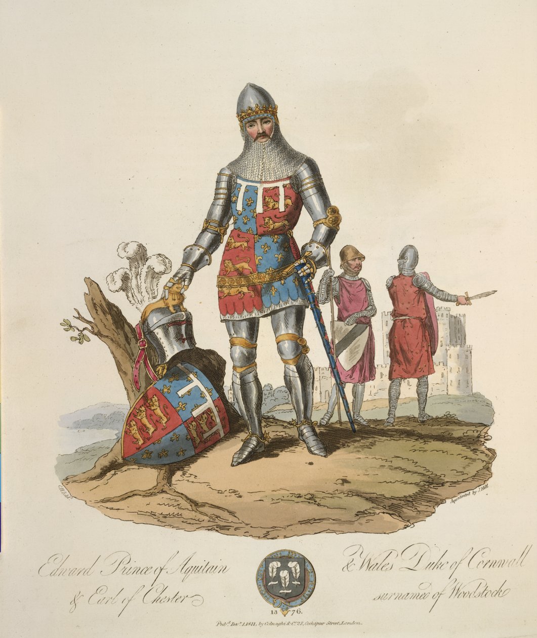 Edoardo il Principe Nero da Charles Hamilton (after) Smith
