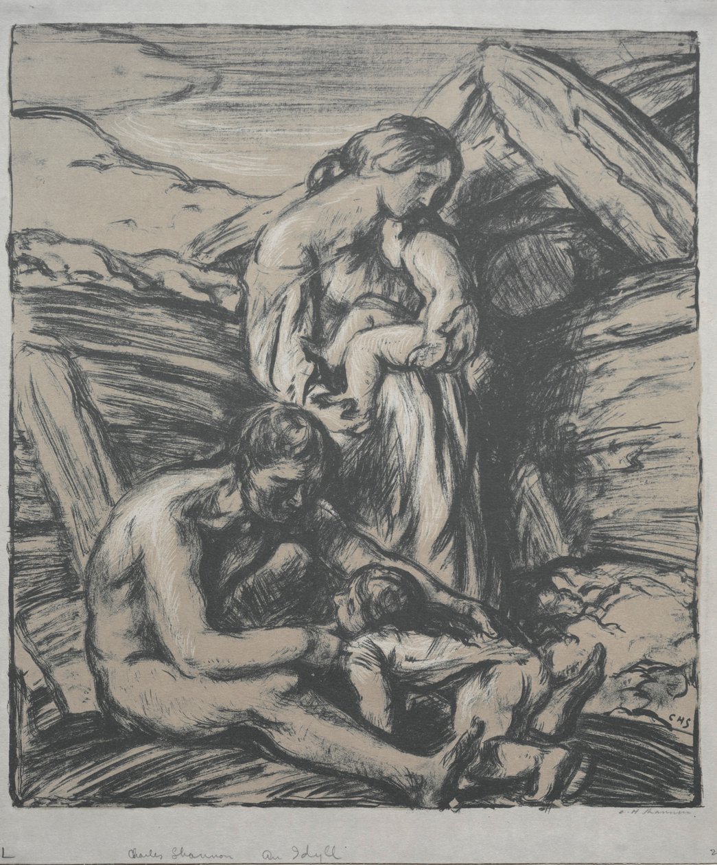 Un Idillio, 1905 da Charles Haslewood Shannon