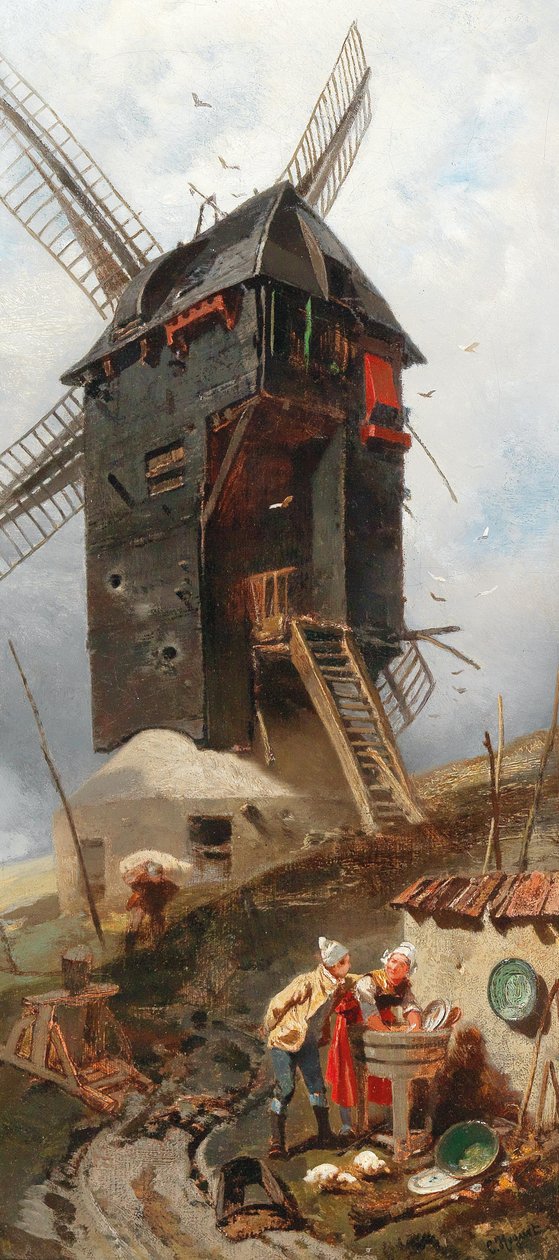 Vicino al mulino a vento da Charles Hoguet