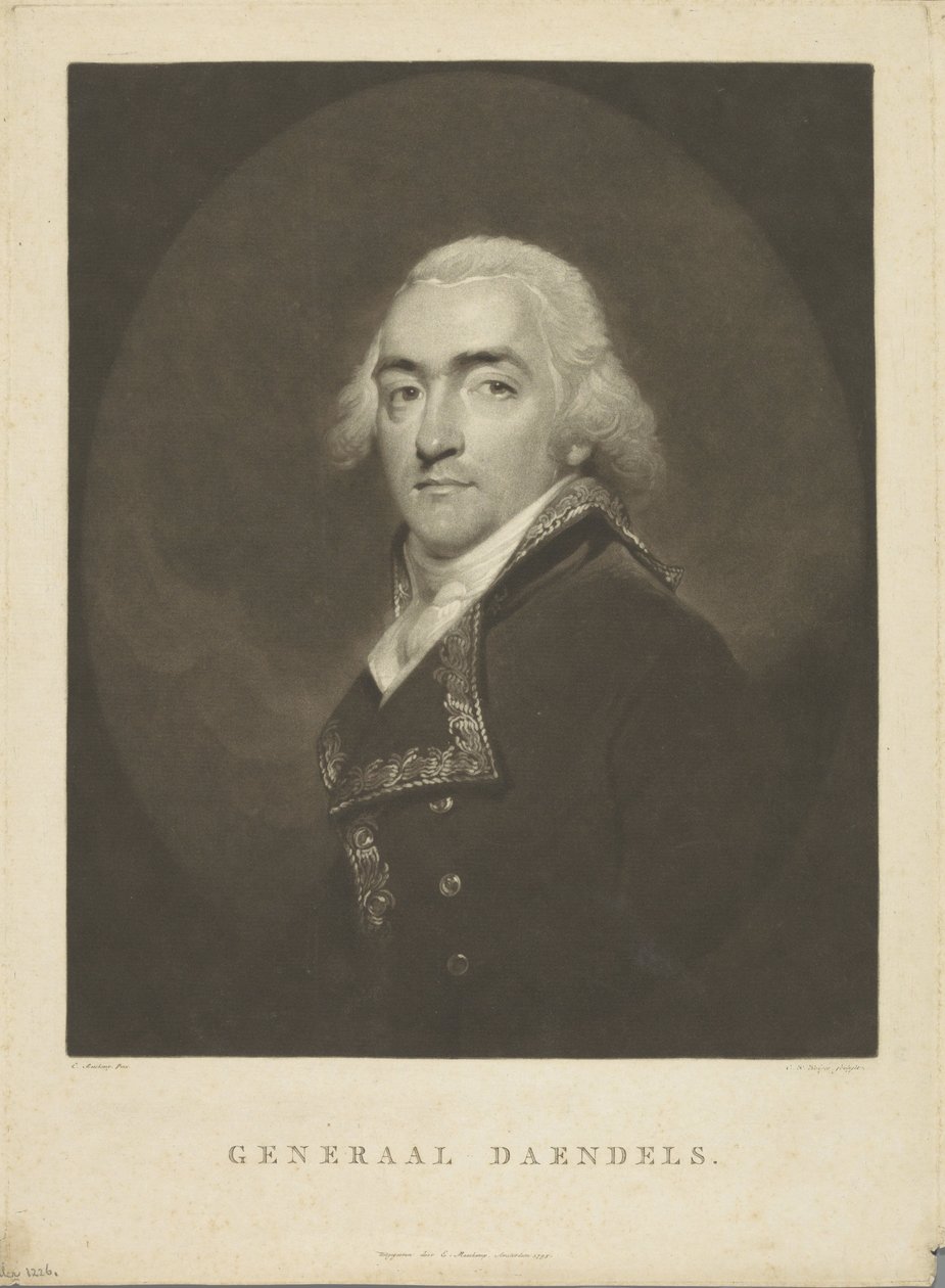 Ritratto di Herman Willem Daendels da Charles Howard Hodges