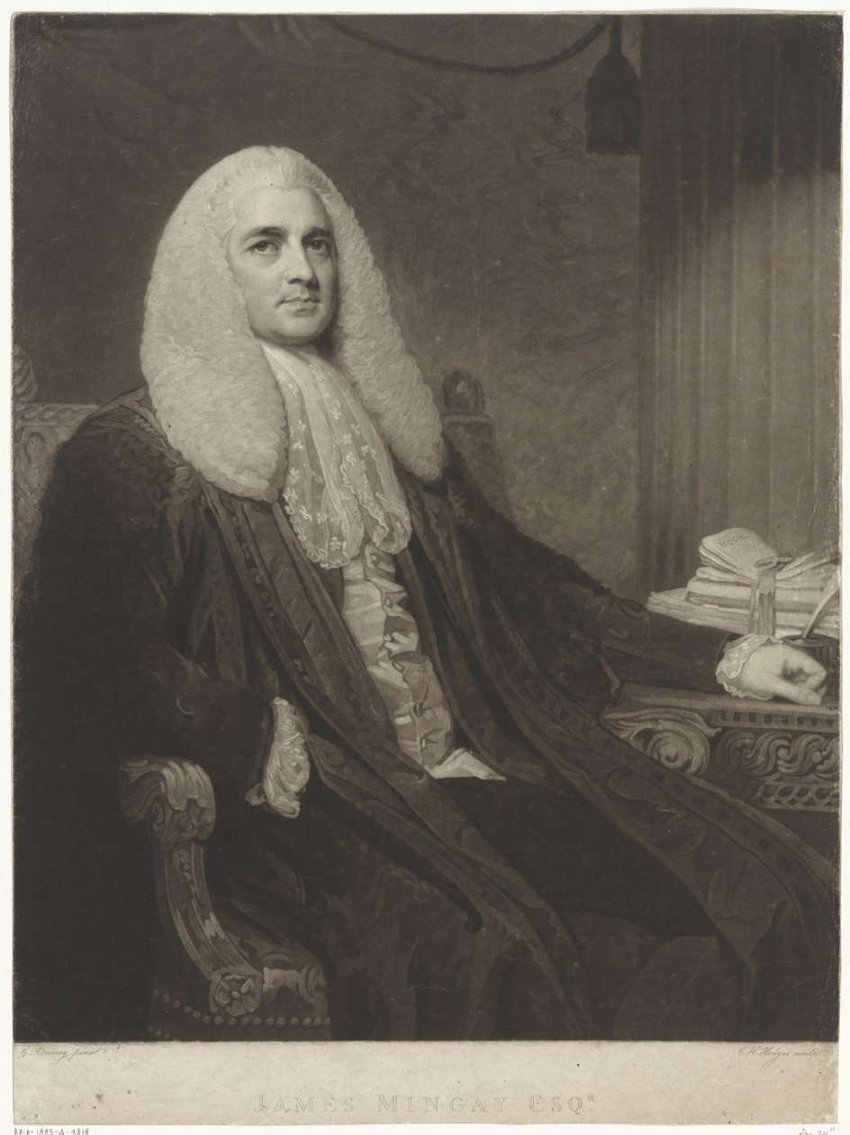 Ritratto di James Mingay da Charles Howard Hodges