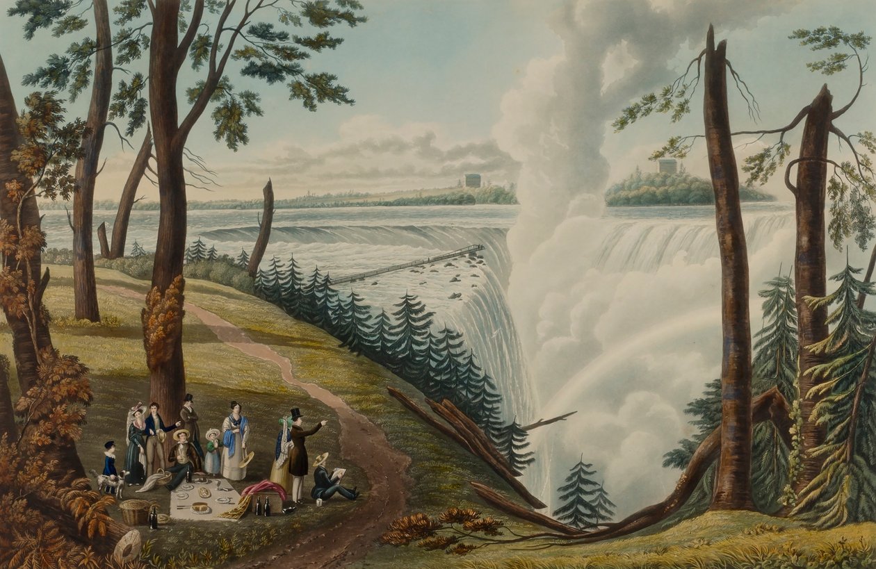 Le cascate del Niagara da Charles Hunt