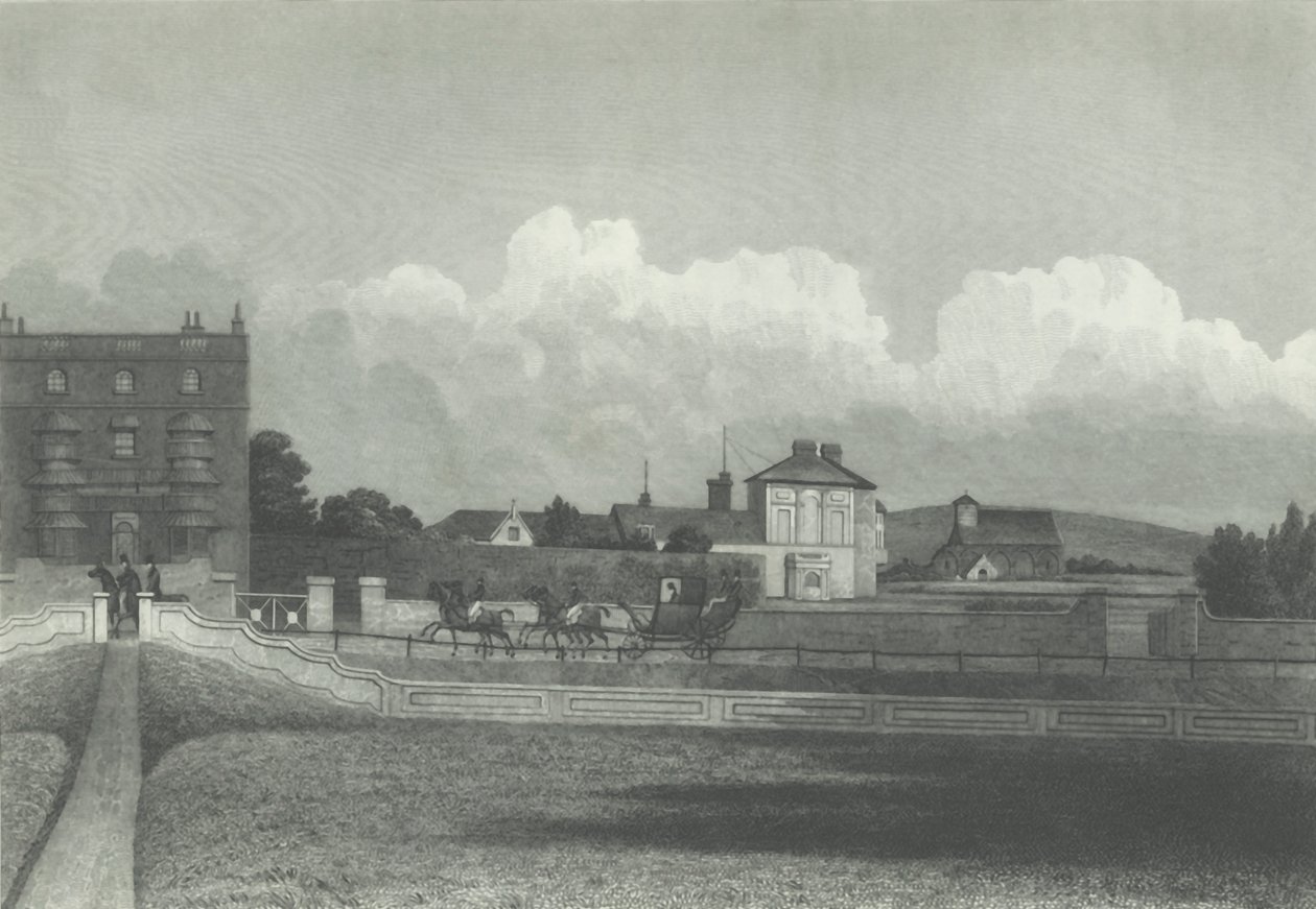 Chiesa di Hove, dal mare, 1835 da Charles J. Smith