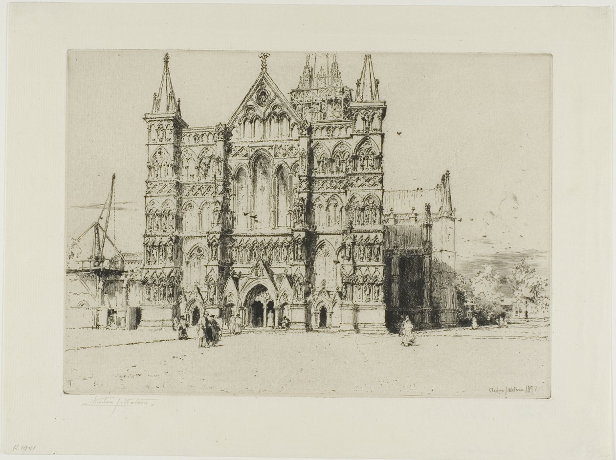 Cattedrale di Salisbury da Charles John Watson
