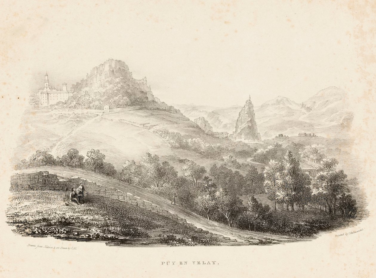 Puy en Velay da Charles Joseph Hullmandel