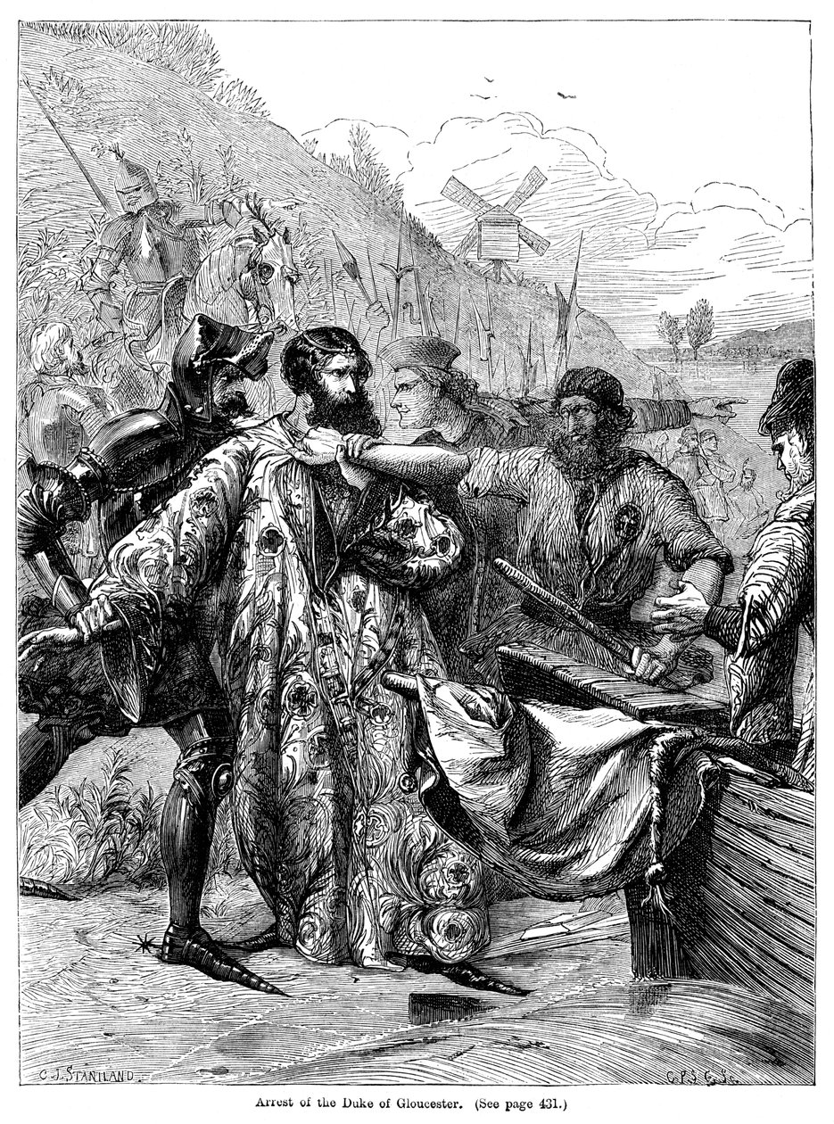 Arresto del Duca di Gloucester da Charles Joseph Staniland