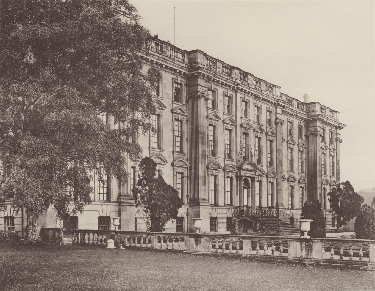 Stoneleigh Abbey, Kenilworth, Fronte Sud-Ovest da Charles Latham