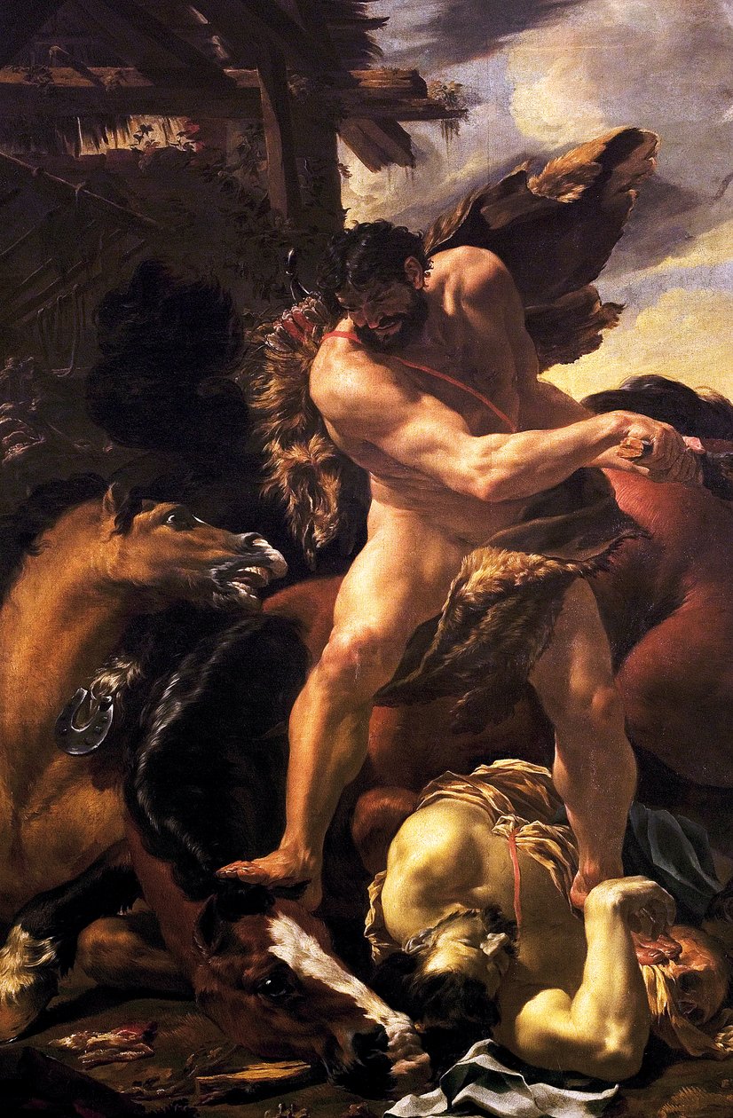 Ercole che sconfigge Diomede, 1638-42 da Charles Le Brun