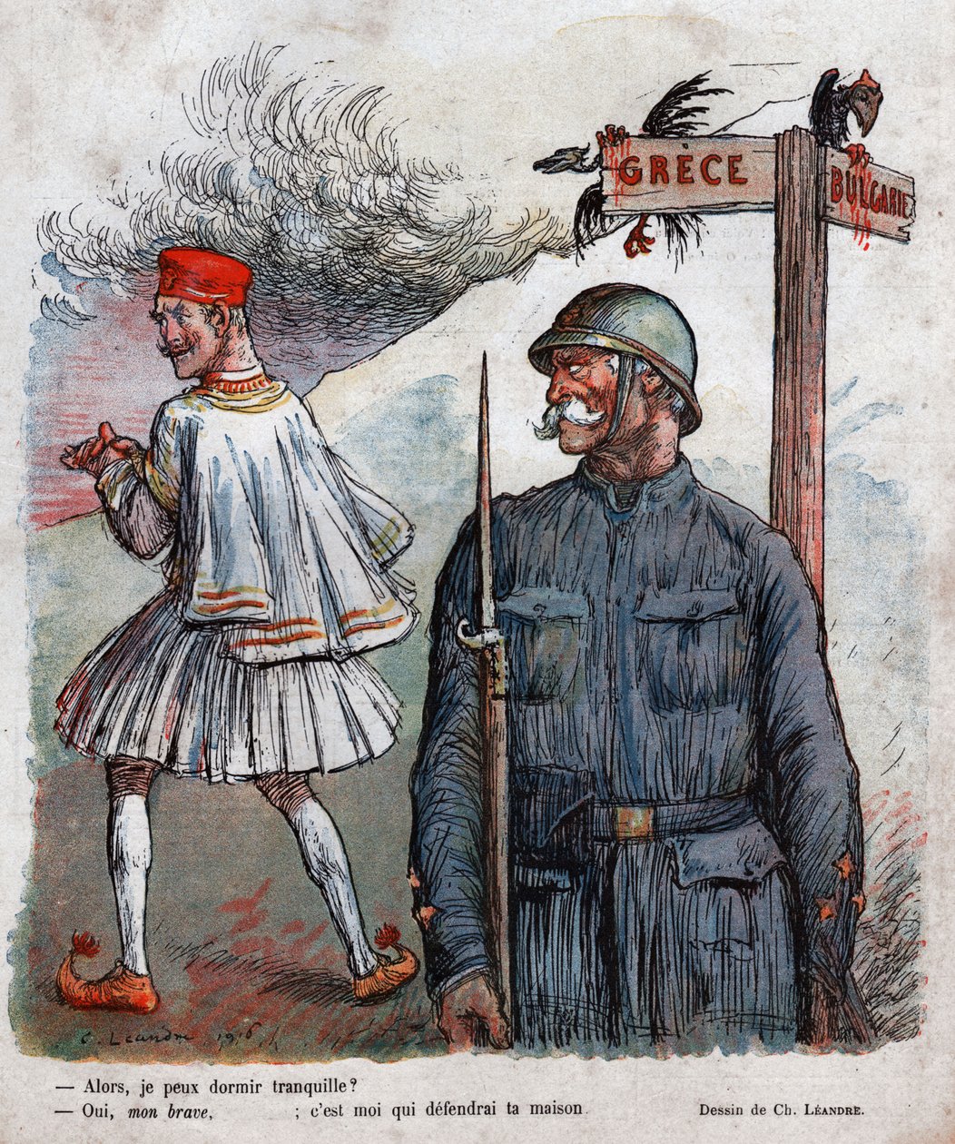 Grecia: Prima Guerra Mondiale da Charles Leandre