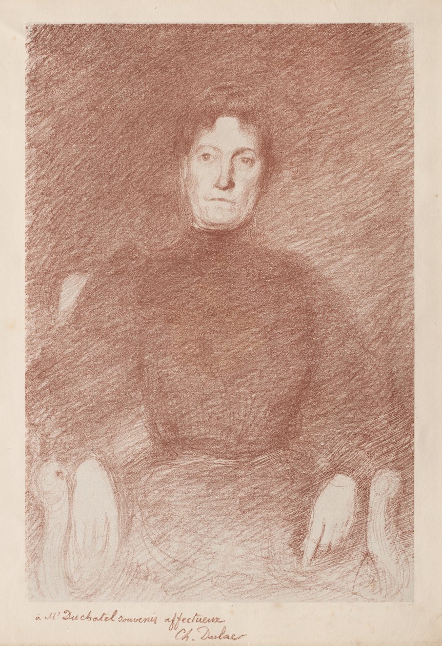 Donna seduta da Charles Marie Dulac