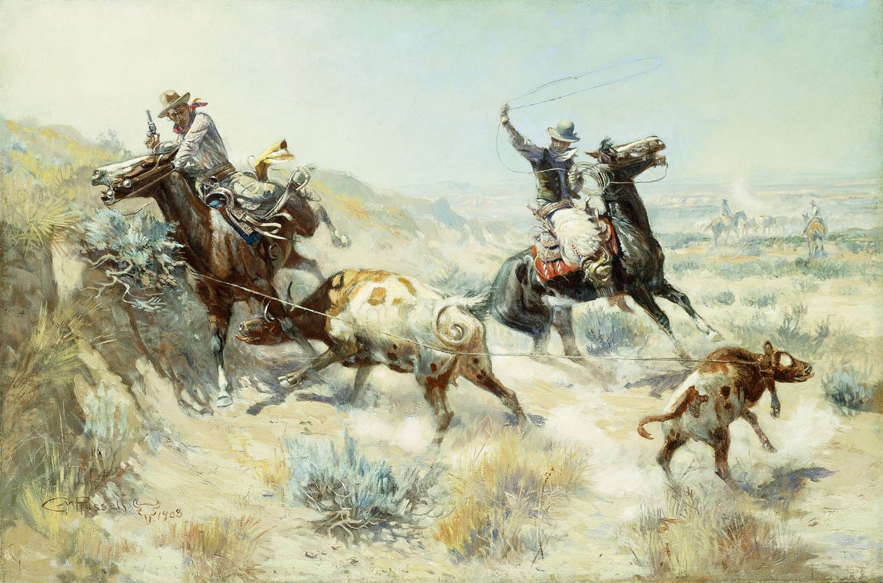 Madre Range, 1908 da Charles Marion Russell