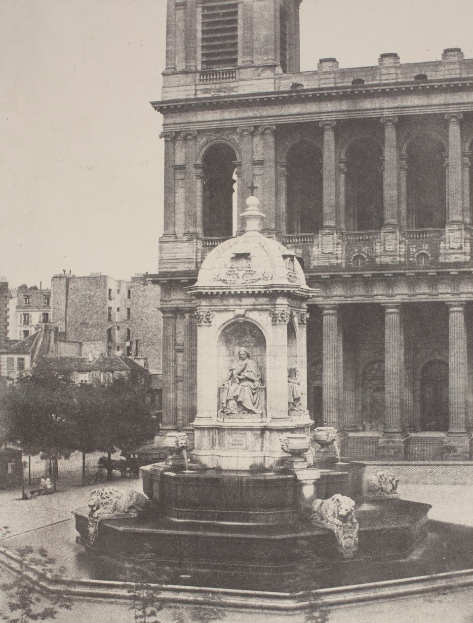 Fontana di San Sulpizio da Charles Marville