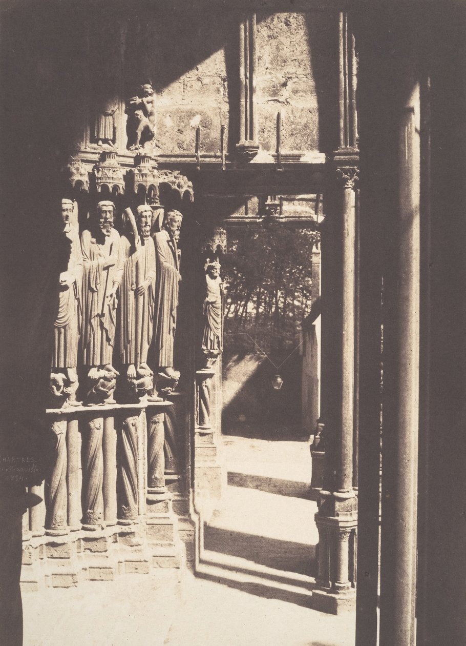 [Portale Sud, Cattedrale di Chartres], 1854 da Charles Marville
