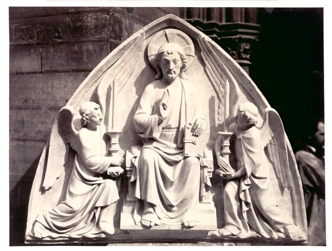 Timpano, Cattedrale di Strasburgo, c. 1863 da Charles Marville
