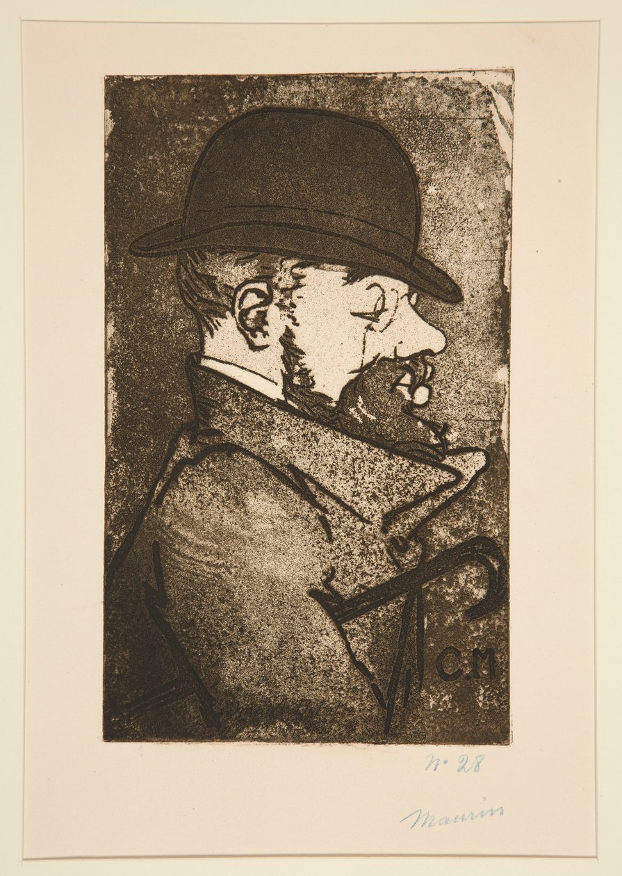 Ritratto di Henri de Toulouse-Lautrec da Charles Maurin
