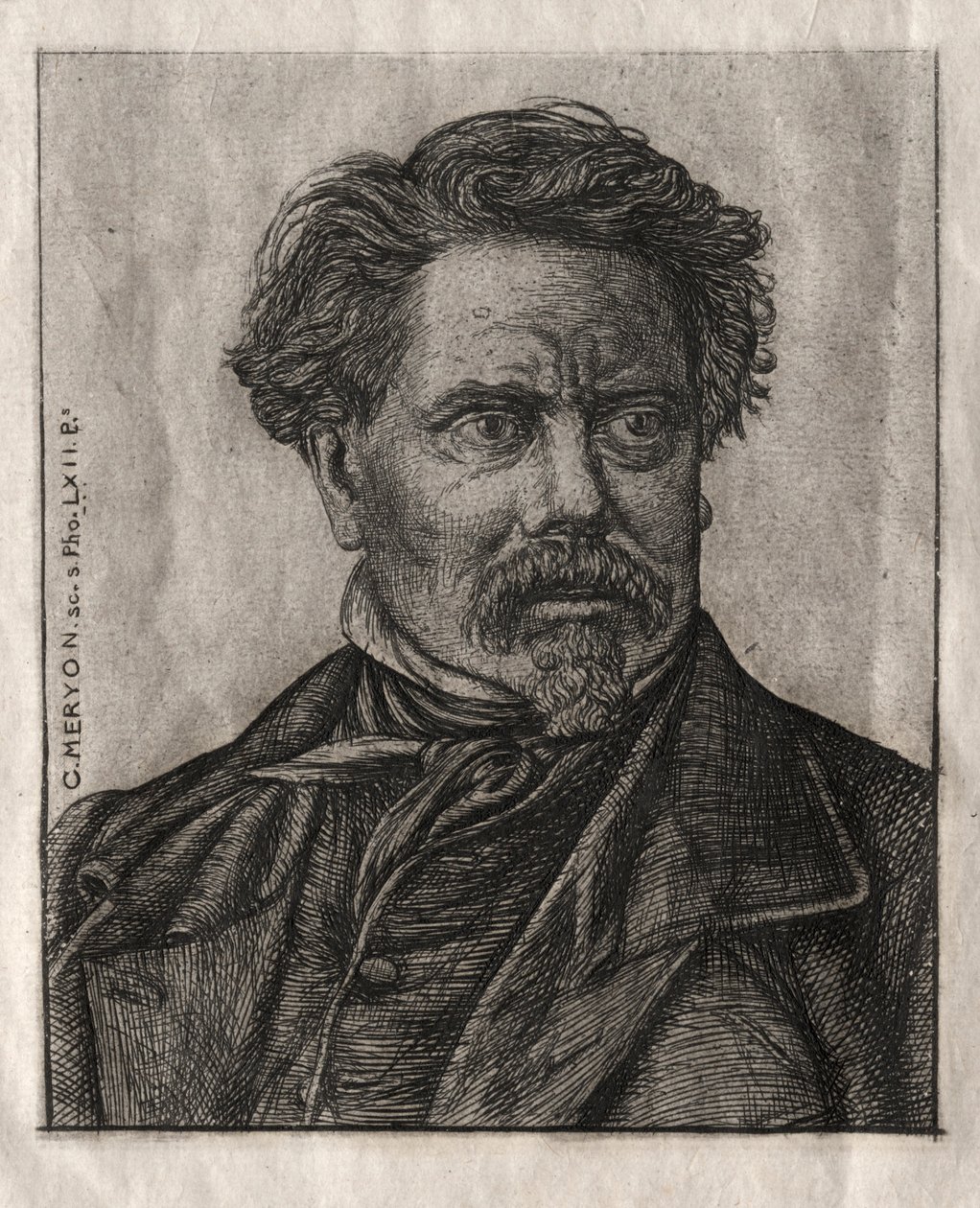 Benjamin Fillon, uomo di lettere da Charles Meryon