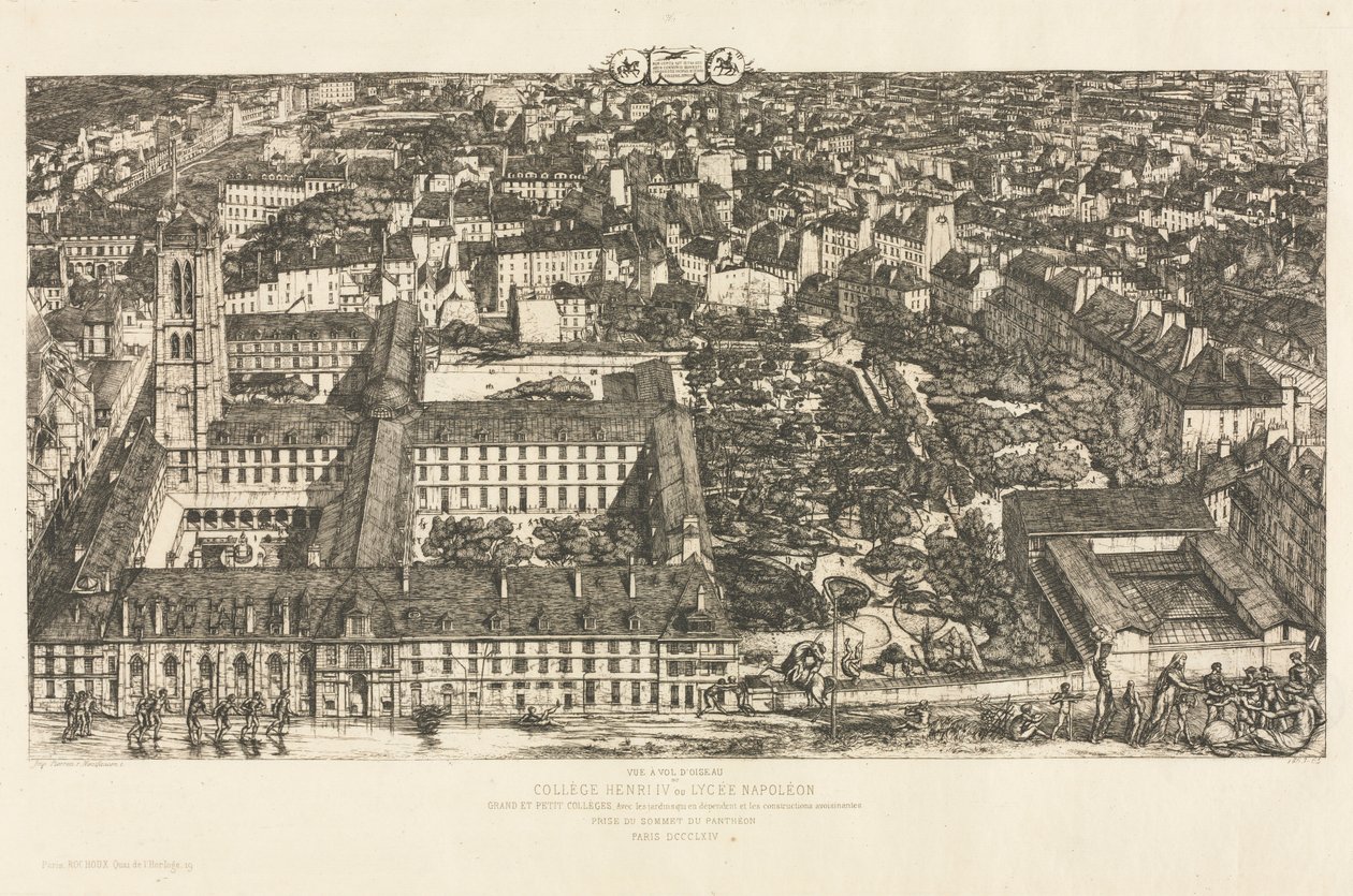 Collegio di Enrico IV da Charles Meryon