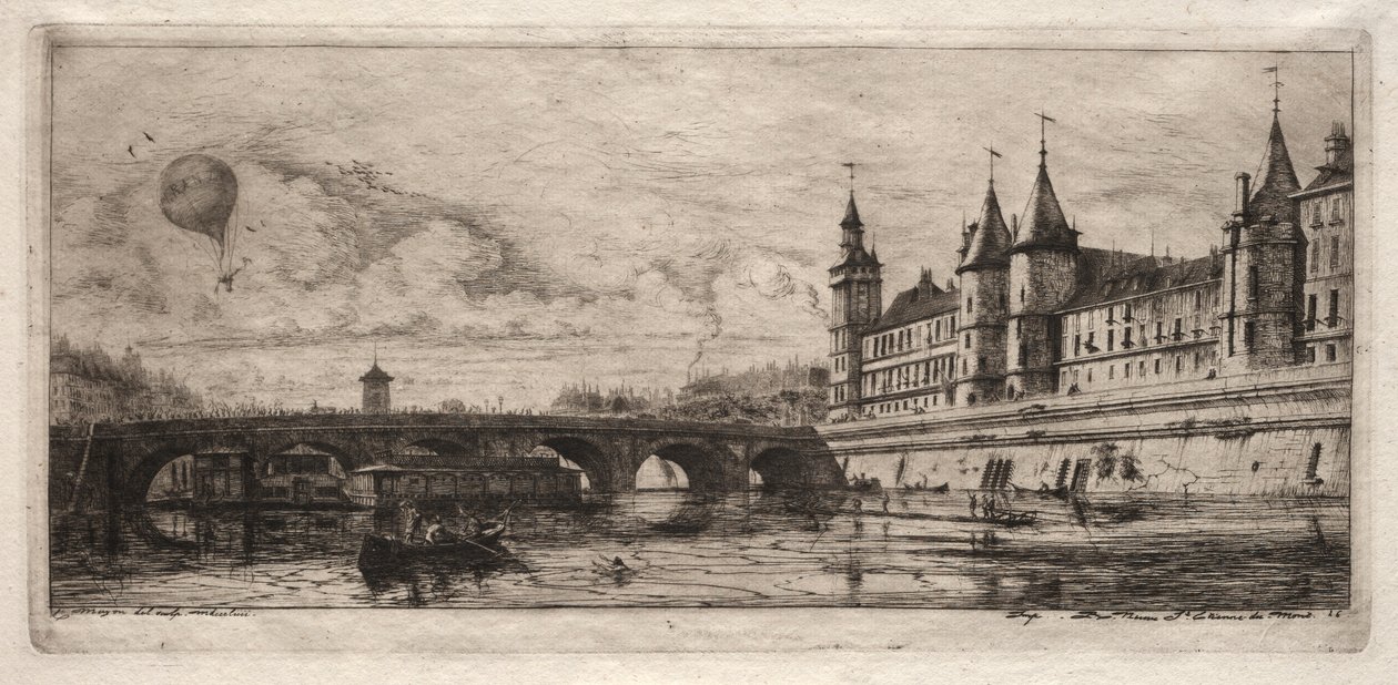 Incisioni di Parigi: Il Ponte dell