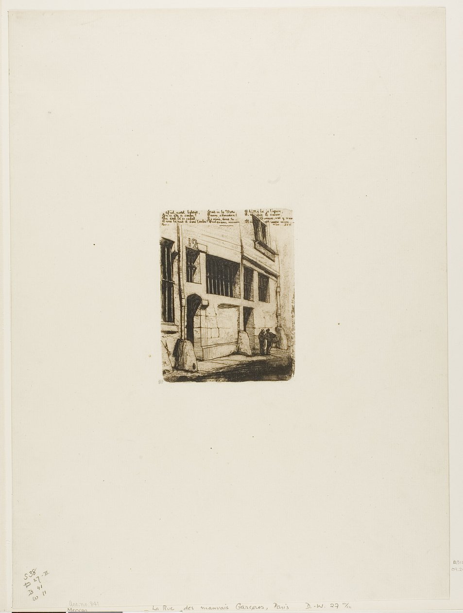 La via dei cattivi ragazzi da Charles Meryon