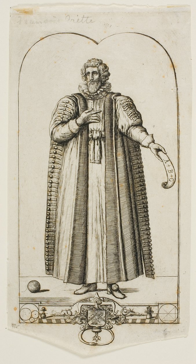 Ritratto di François Viète da Charles Meryon