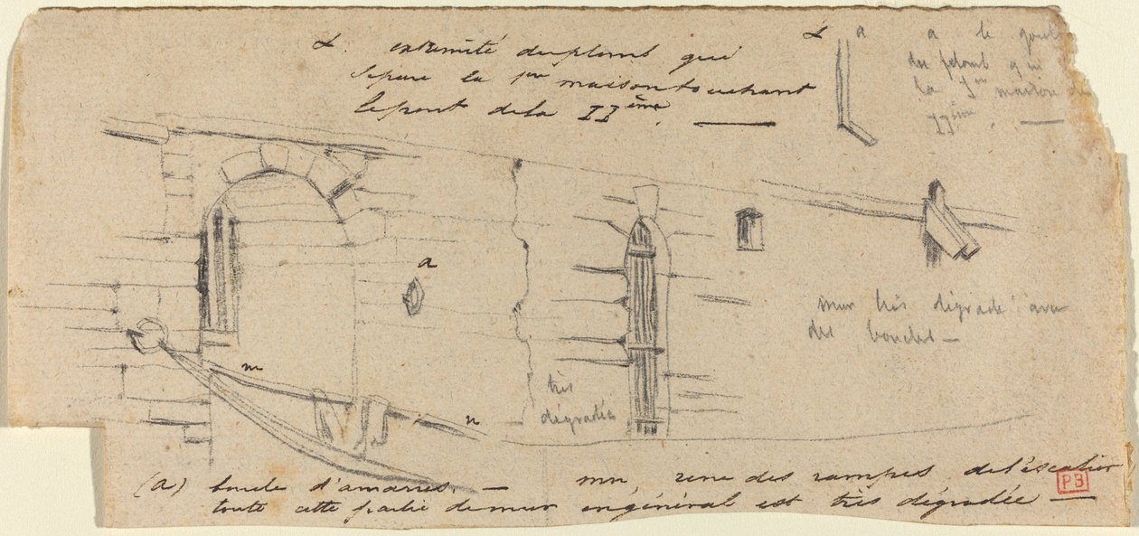 Studio per "Le Petit Pont" da Charles Meryon