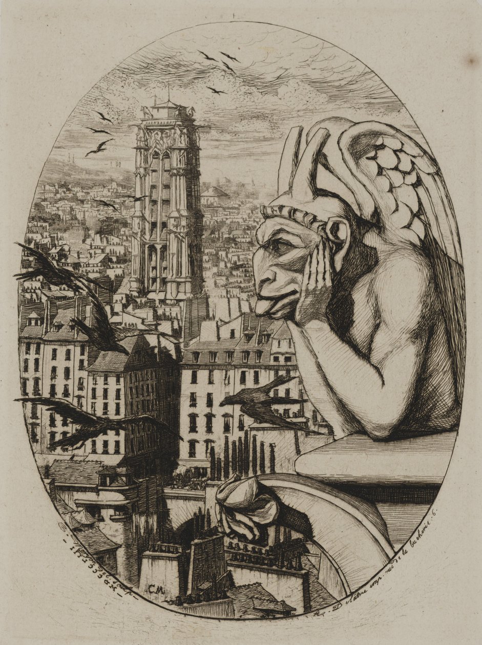 Il Gargoyle da Charles Meryon