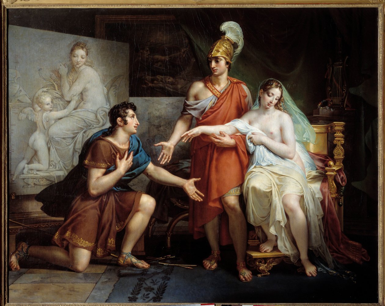 Alessandro Magno dona Campaspe ad Apelle da Charles Meynier
