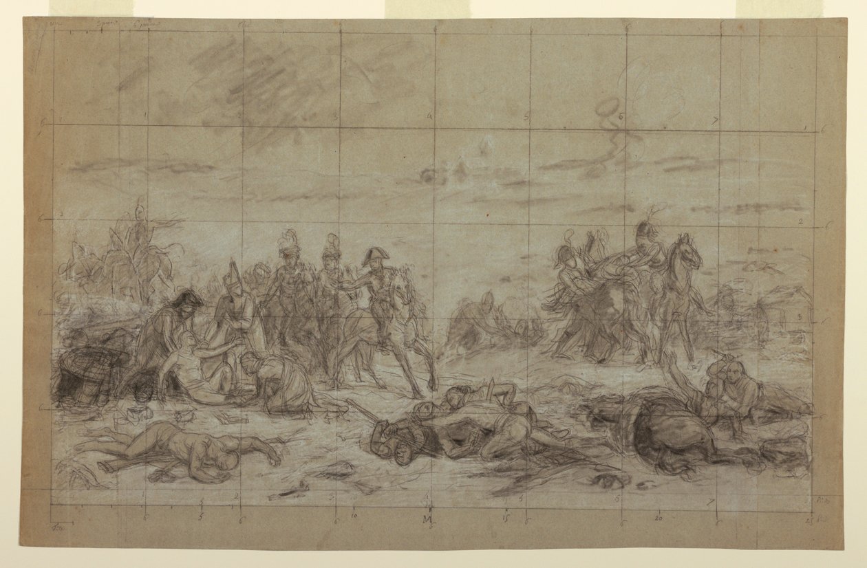 Studio per "Napoleone a Eylau" da Charles Meynier