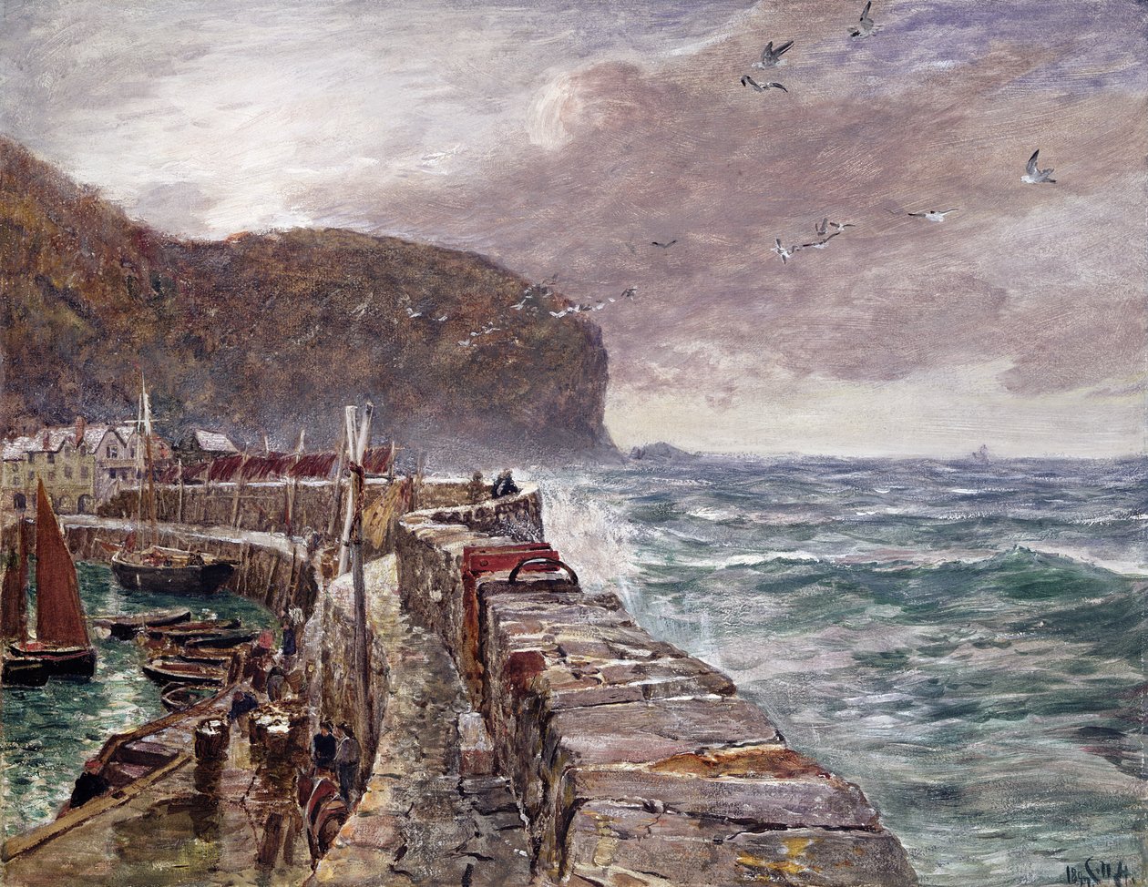 Molo di Clovelly da Charles Napier Hemy