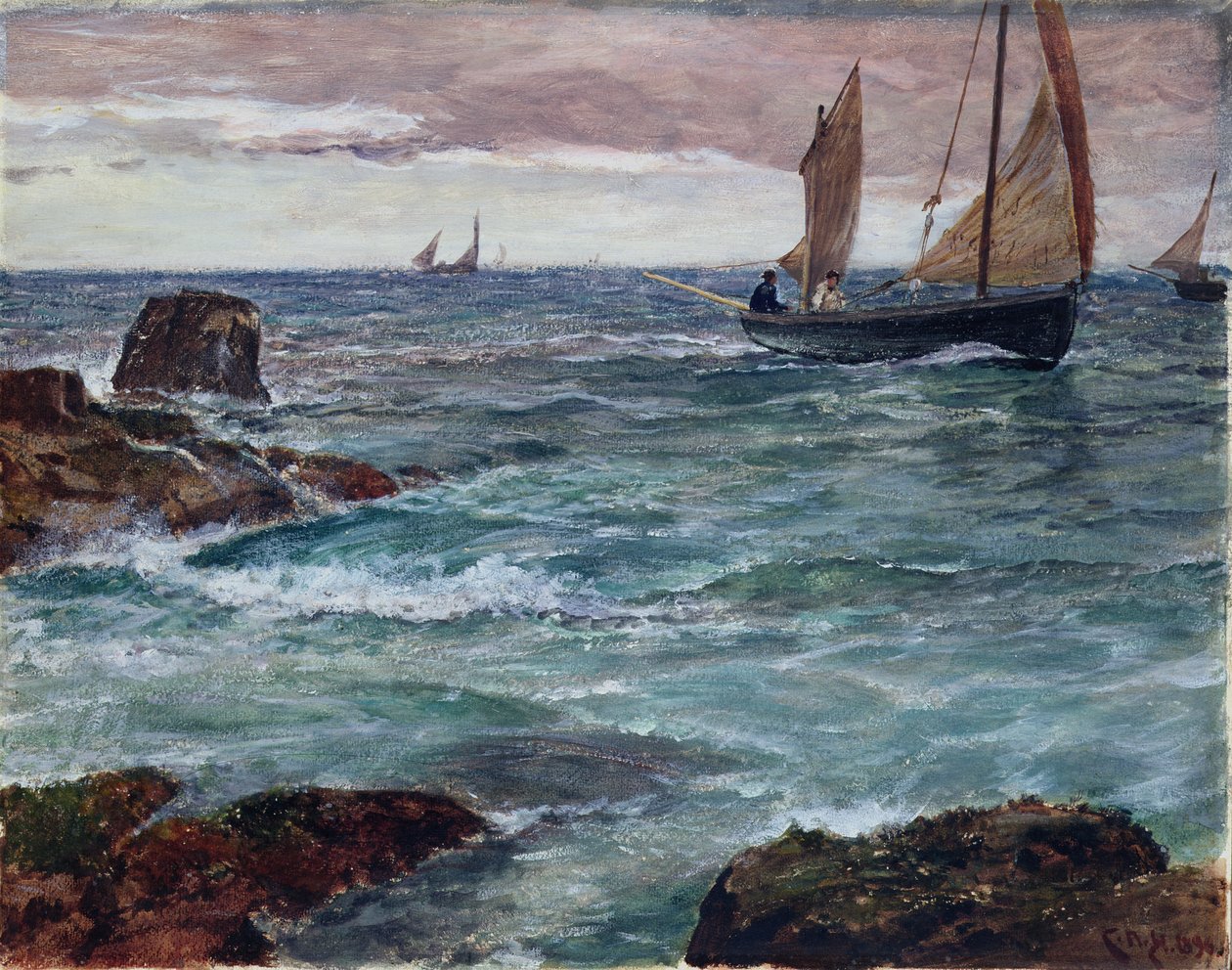 Verso casa da Charles Napier Hemy