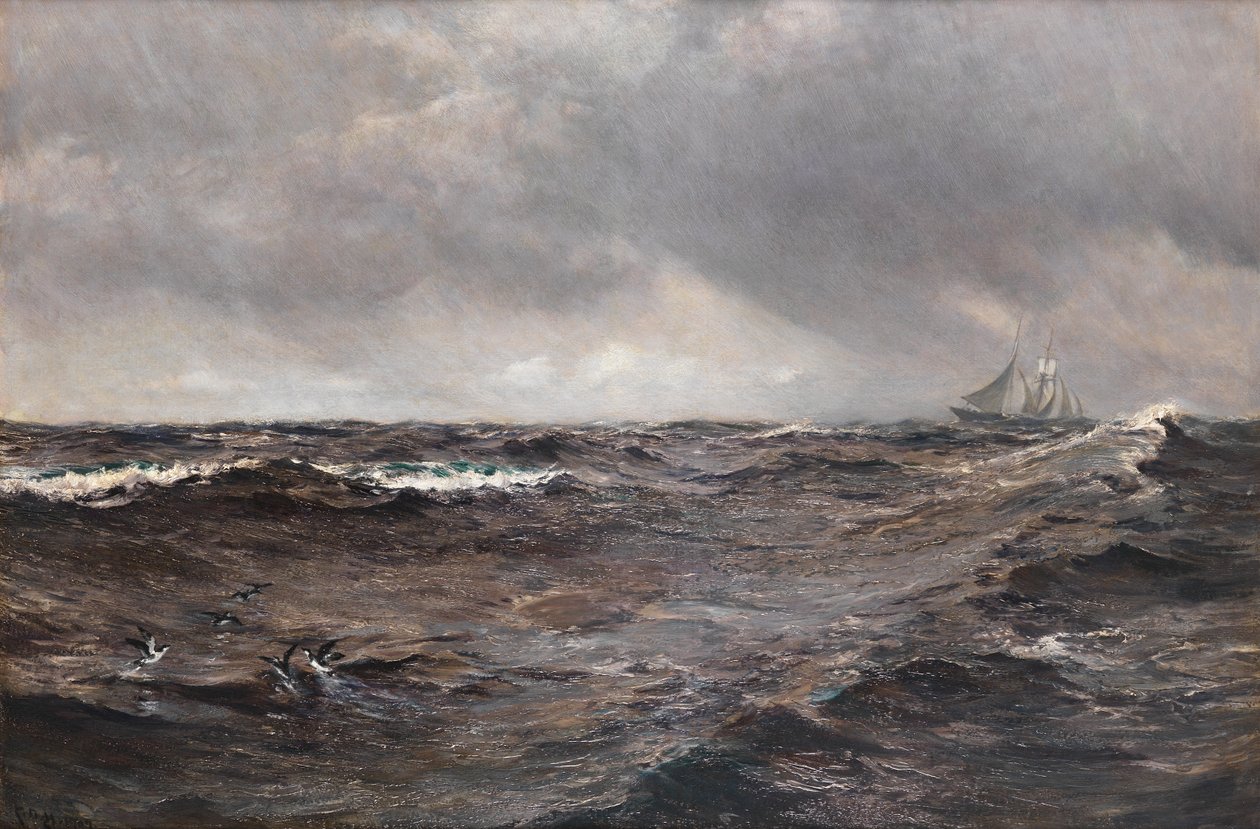 La pioggia del mare profondo, 1907 da Charles Napier Hemy