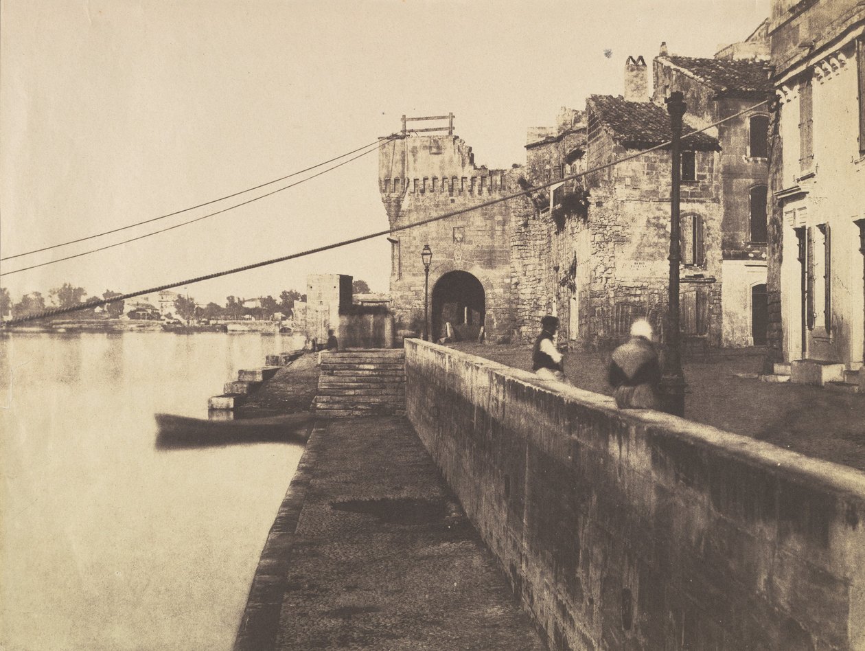 Arles, Porte des Châtaignes (1852) da Charles Nègre