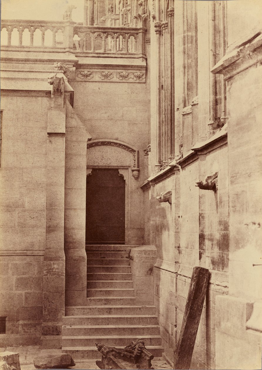 [Ingresso della Sacrestia, Notre-Dame, Parigi]. da Charles Nègre